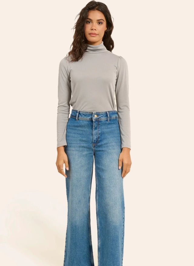 naf naf Jean Wide Rosa Brut