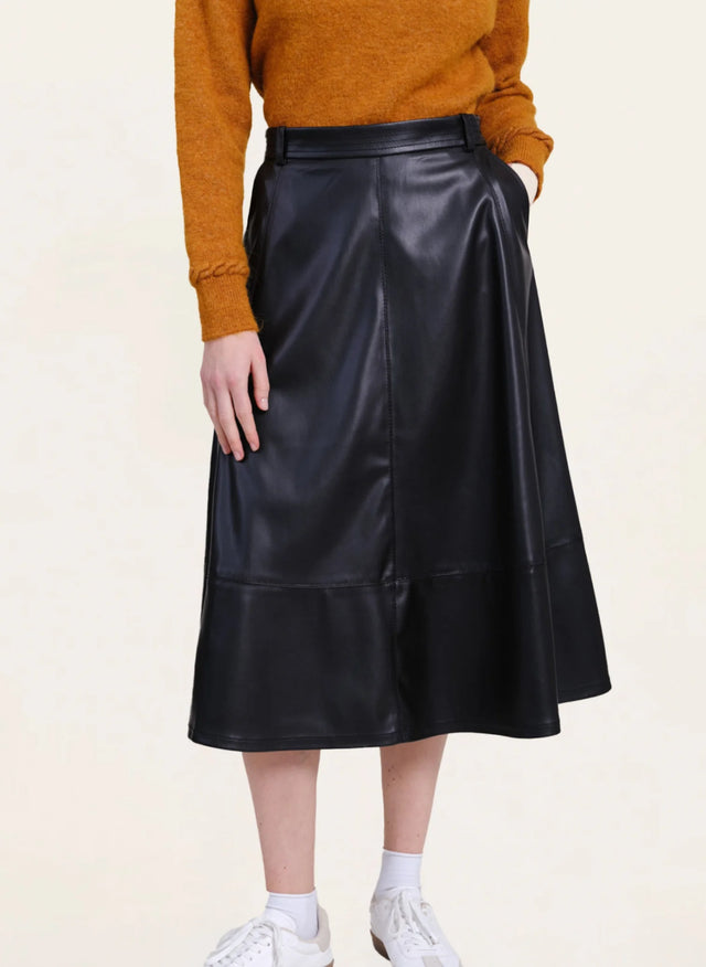 Naf Naf Jupe Colombe Noir