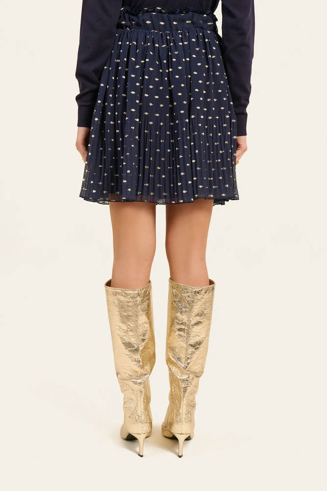 Naf Naf Jupe Emarly Bleu Marine