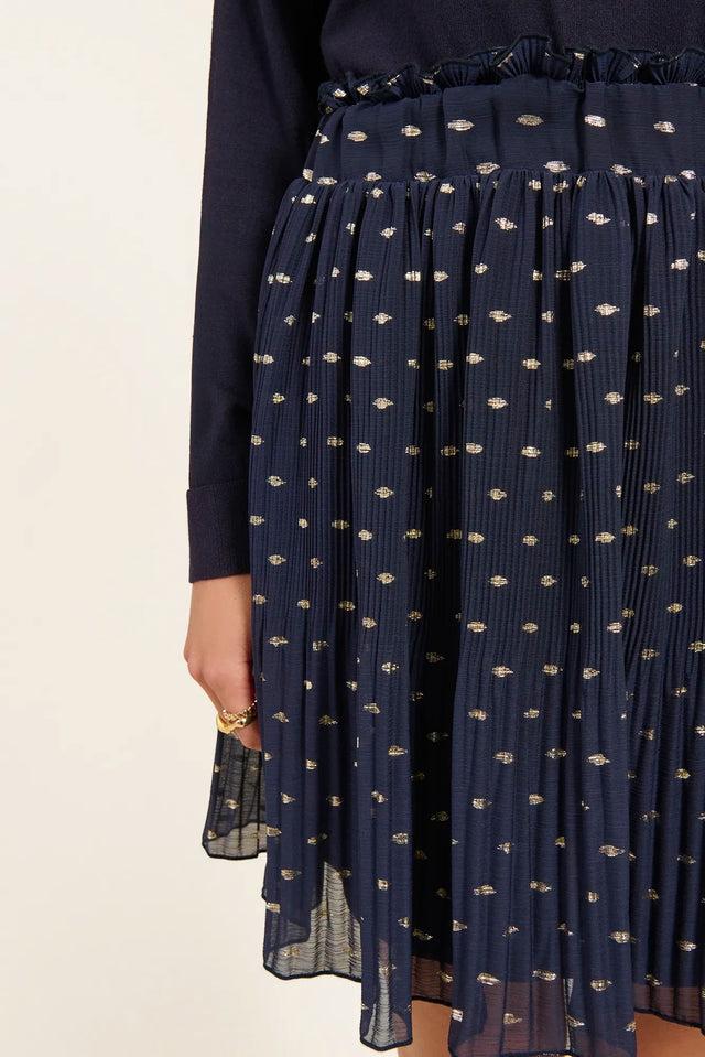 Naf Naf Jupe Emarly Bleu Marine