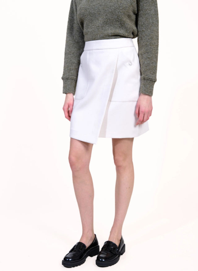 Naf Naf Jupe Ephea Gris Perle