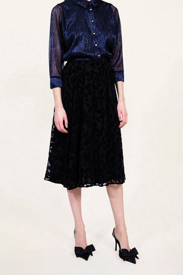 Naf Naf Jupe Havane Noir