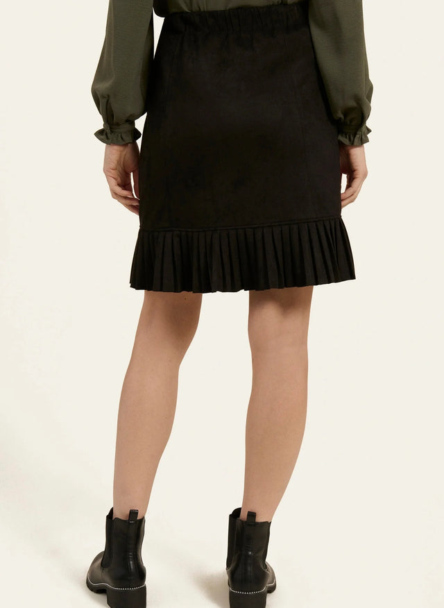 Naf Naf Jupe Hortensia Noir