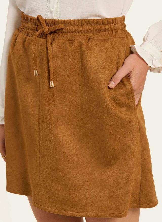 Naf Naf Jupe Iris Camel