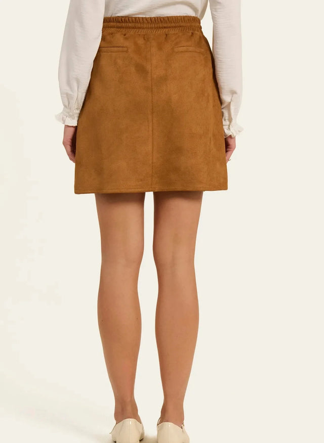 Naf Naf Jupe Iris Camel