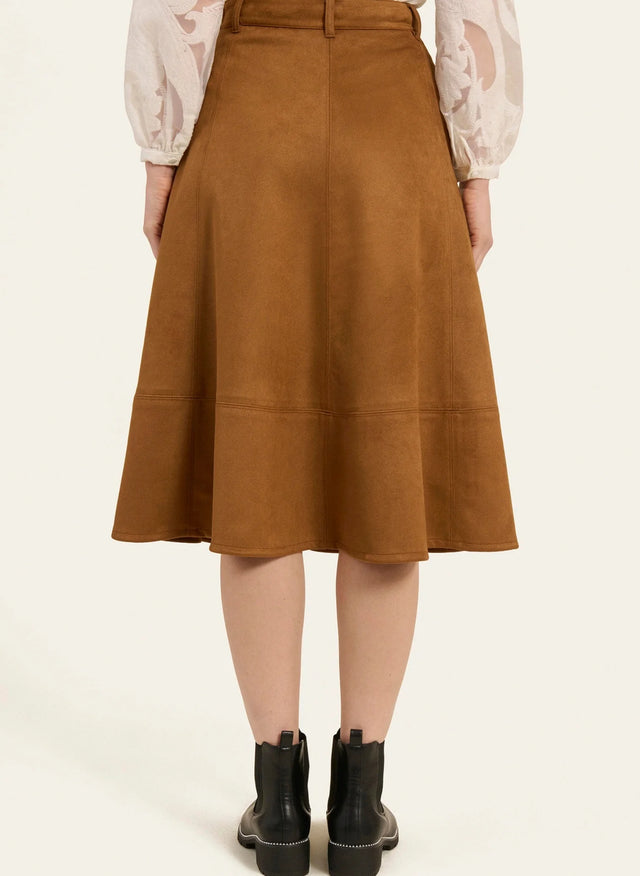 Naf Naf Jupe Iris Camel