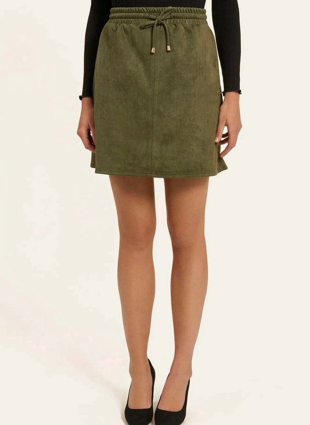 Naf Naf Jupe Iris Kaki