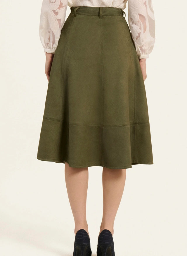 Naf Naf Jupe Iris Kaki