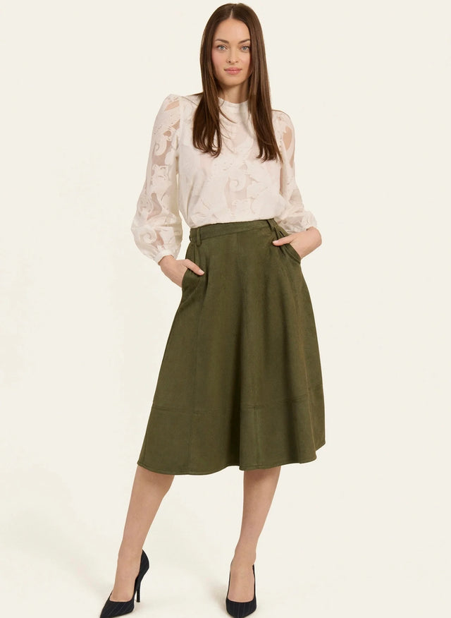 naf naf Jupe Iris Kaki