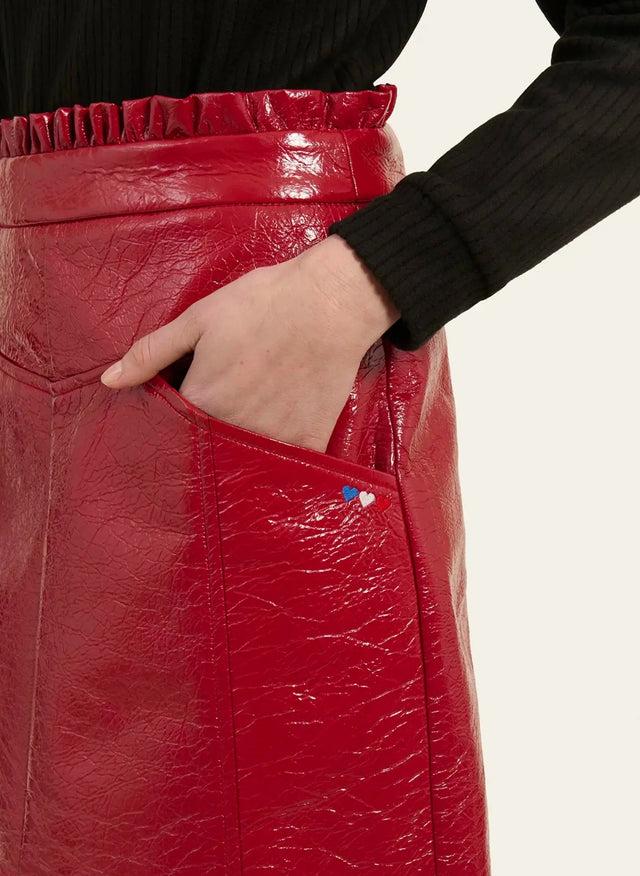 Naf Naf Jupe Kati Rouge