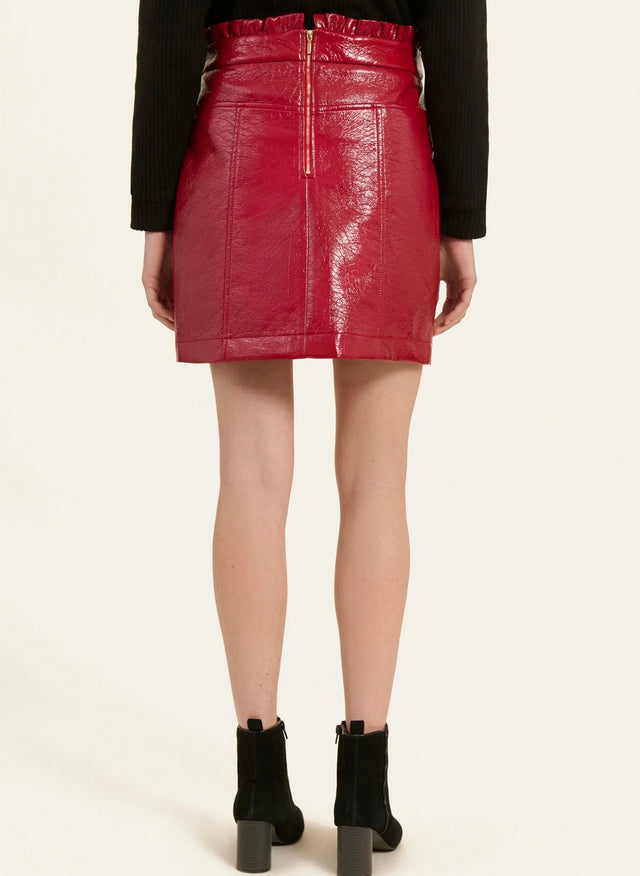 Naf Naf Jupe Kati Rouge