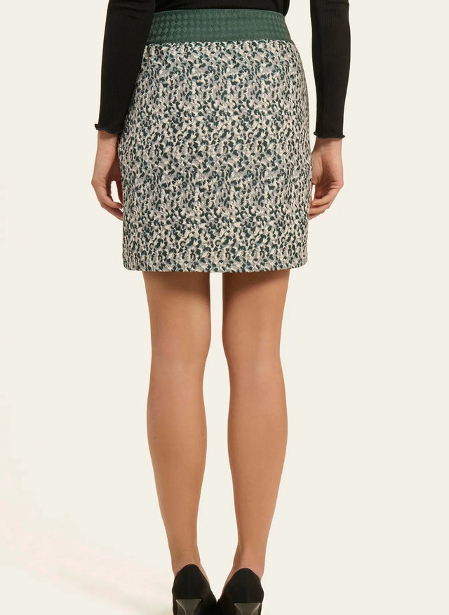 Naf Naf Jupe Katio Fleur Katio Vert