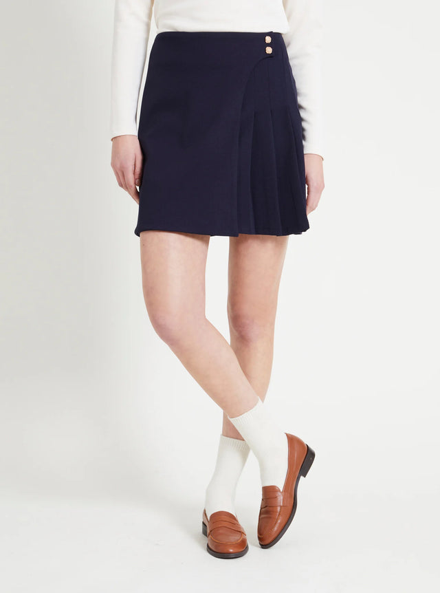 Naf Naf Jupe Mila Bleu Marine