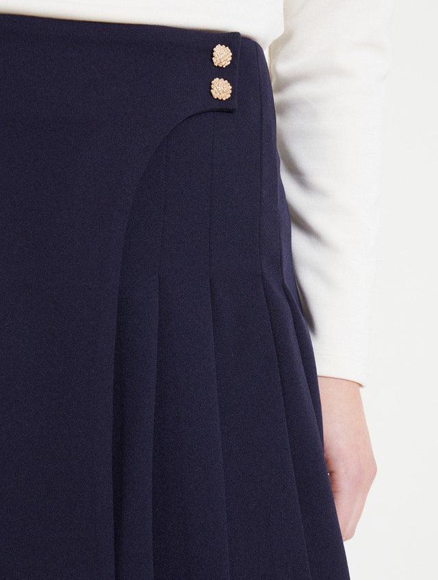 Naf Naf Jupe Mila Bleu Marine