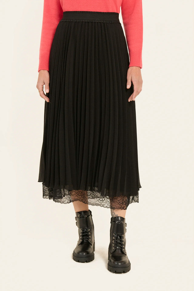 Naf Naf Jupe Papaya Noir