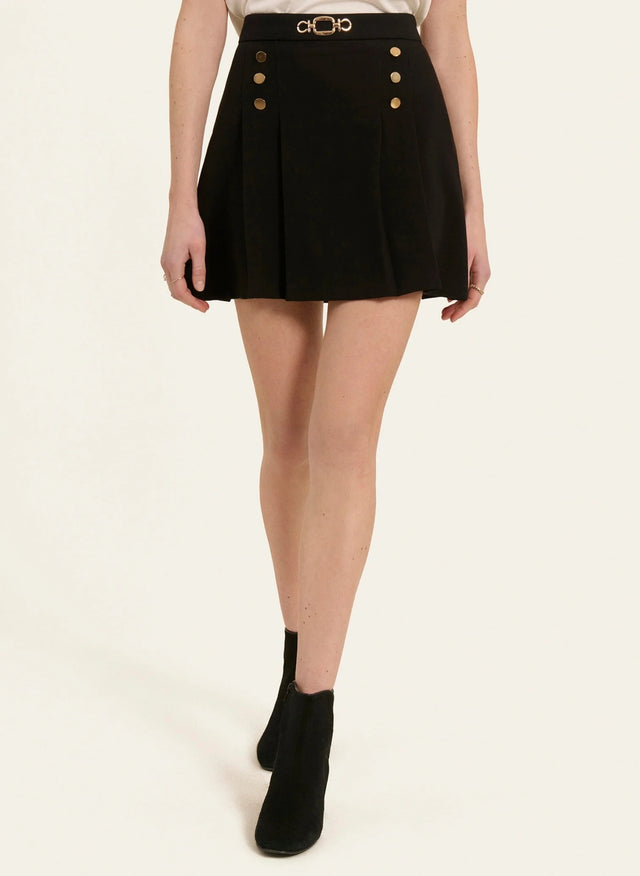 Naf Naf Jupe Plicou Noir