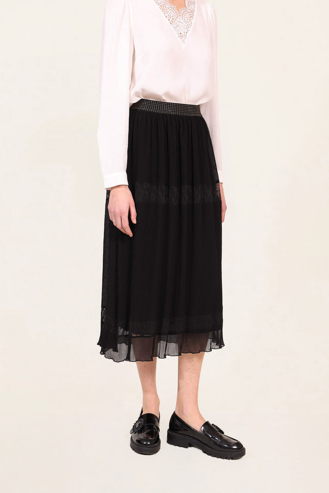 Naf Naf Jupe Pligo Noir