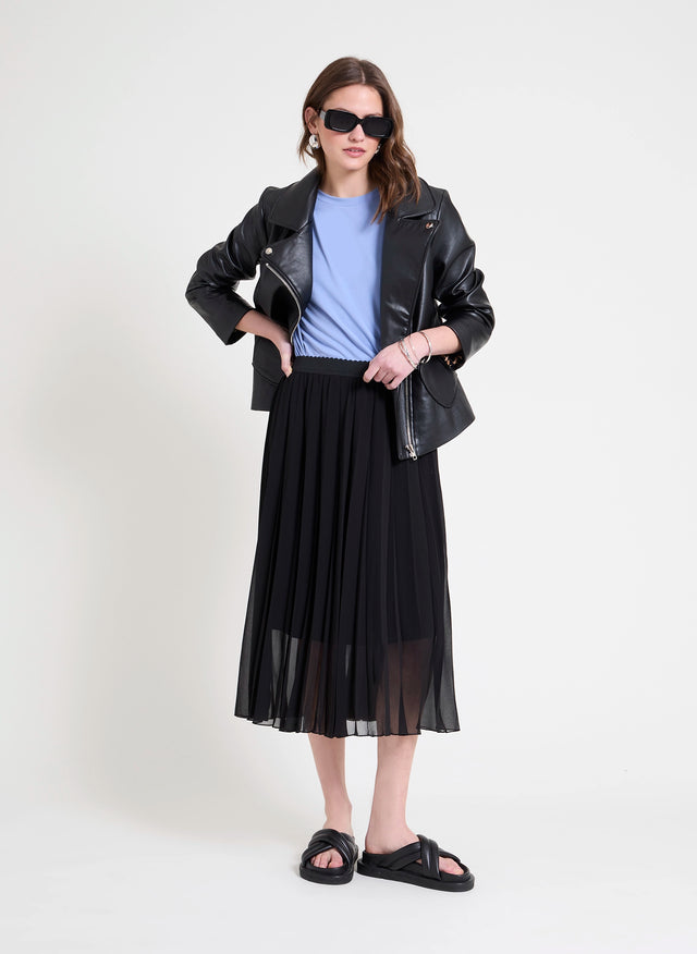 naf naf Jupe Plisse Up Noir