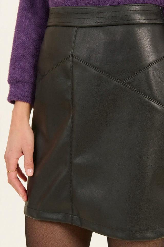 Naf Naf Jupe Silver Purple