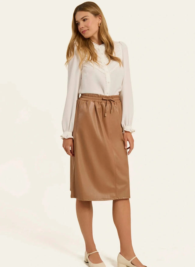 naf naf Jupe Sima Beige foncé