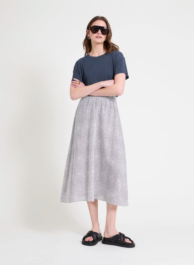 naf naf Jupe Tolosane Noir/Blanc