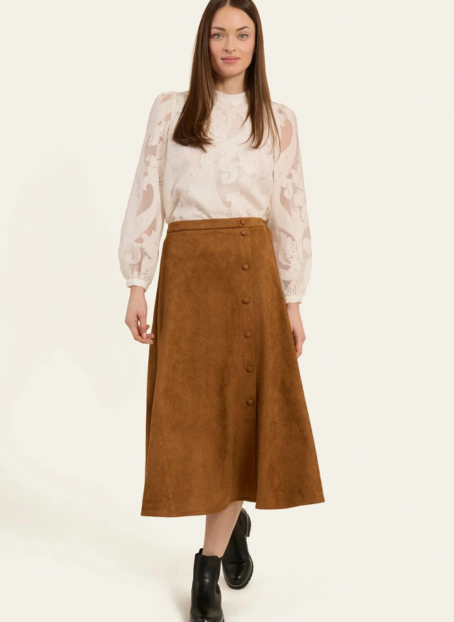 naf naf Jupe Tulipe Camel