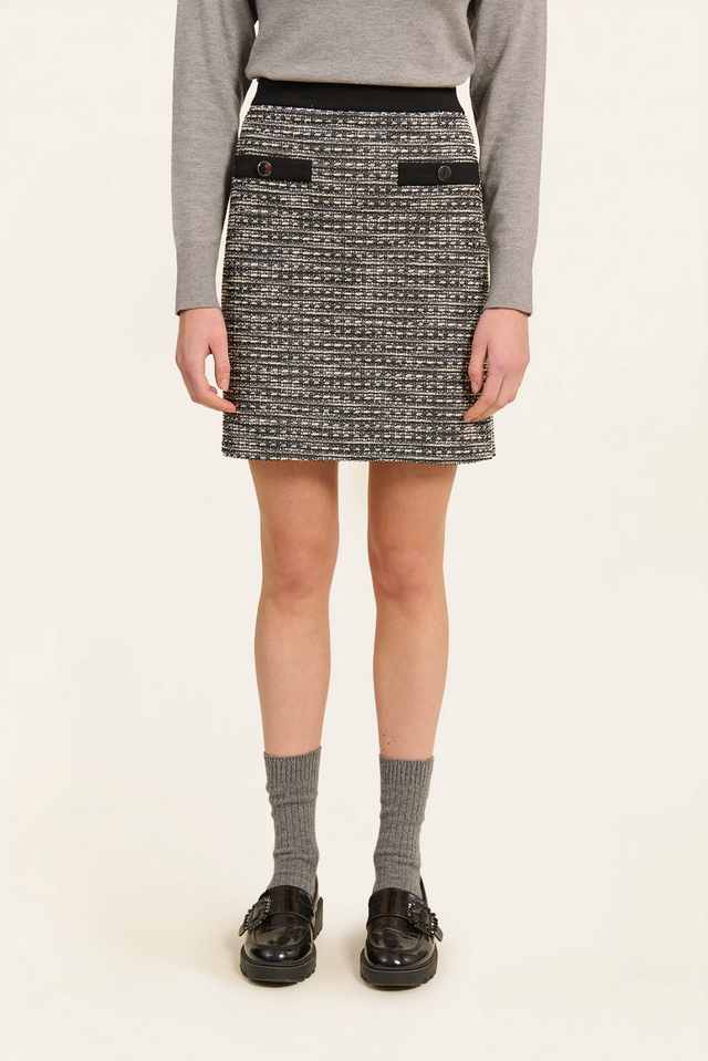 Naf Naf Jupe Twigy Tweed