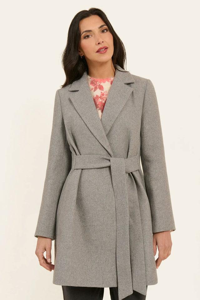 naf naf Manteau Achameau Gris