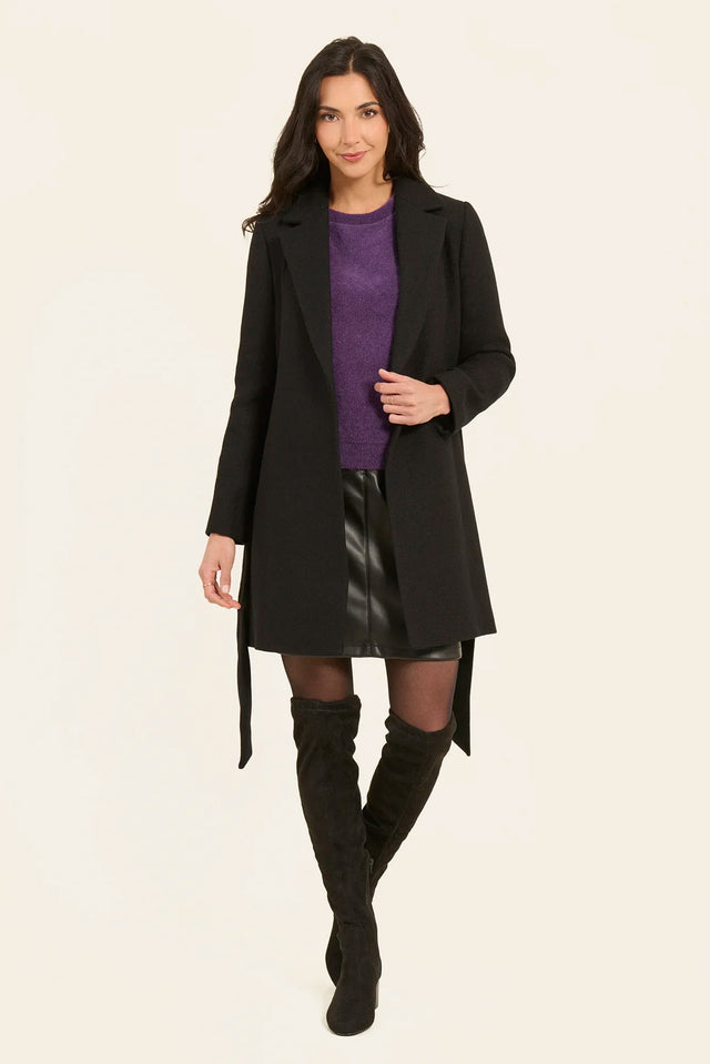 Naf Naf Manteau Achameau Noir