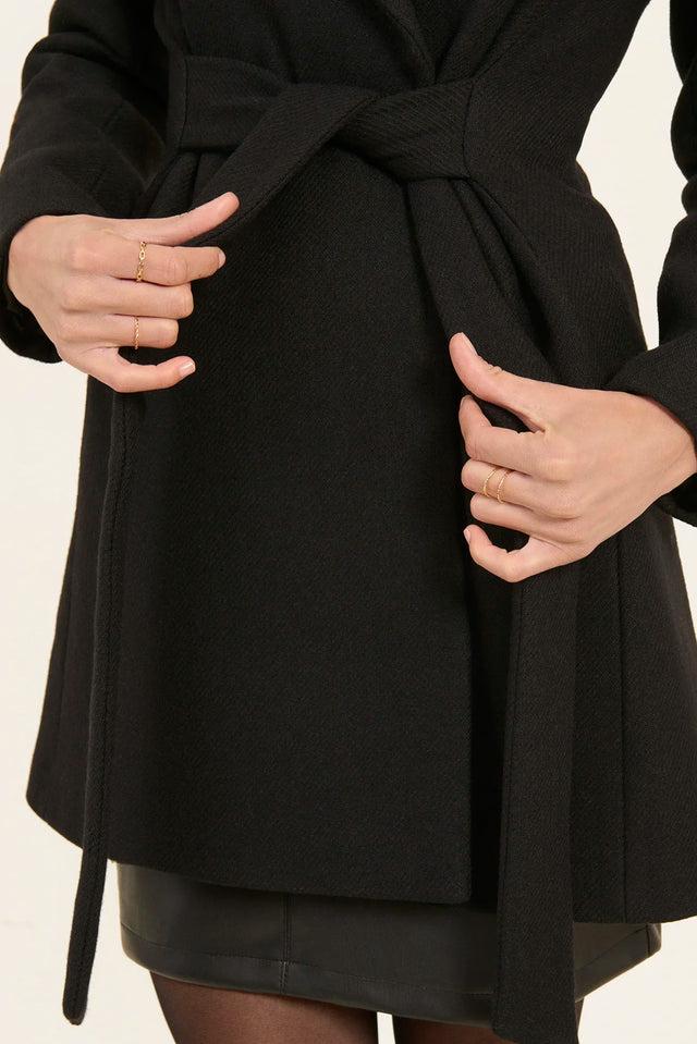 Naf Naf Manteau Achameau Noir