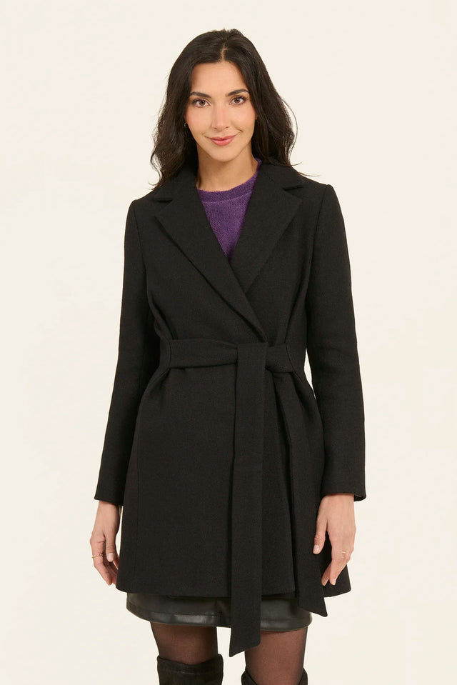 naf naf Manteau Achameau Noir