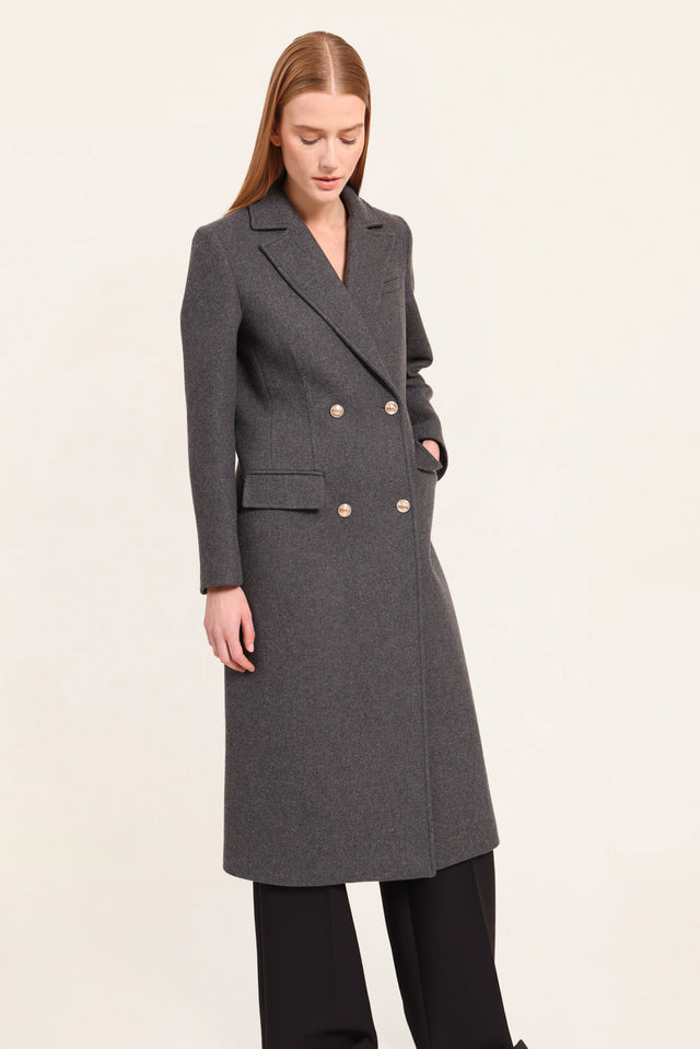 Naf Naf Manteau Anouki Anthracite