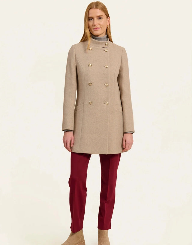 Naf Naf Manteau Aromda Beige Clair