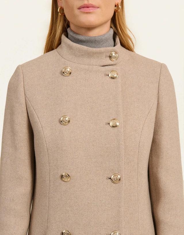 Naf Naf Manteau Aromda Beige Clair