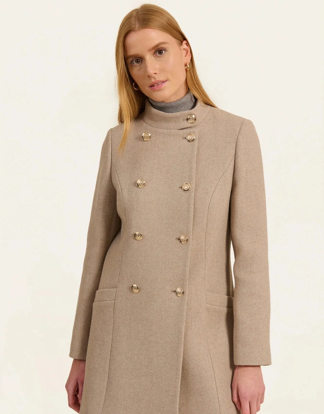 naf naf Manteau Aromda Beige Clair