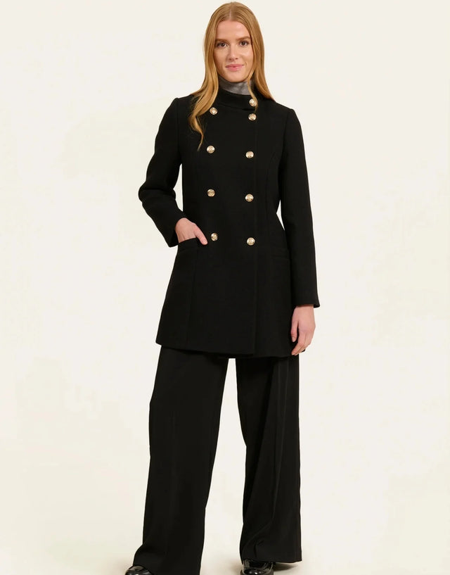 Naf Naf Manteau Aromda Noir