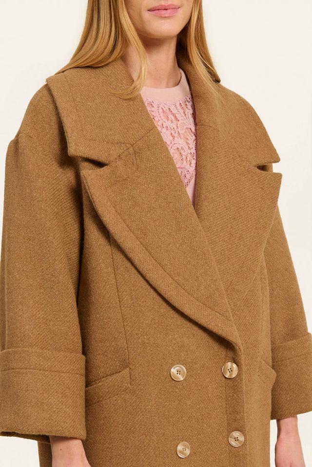Naf Naf Manteau Ben Camel