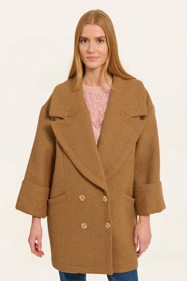 naf naf Manteau Ben Camel
