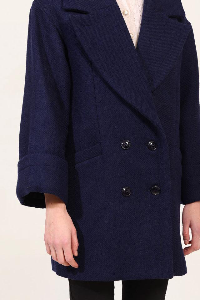 Naf Naf Manteau Ben Marine