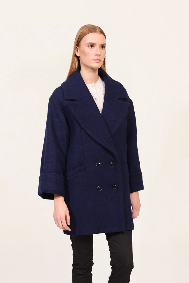 naf naf Manteau Ben Marine