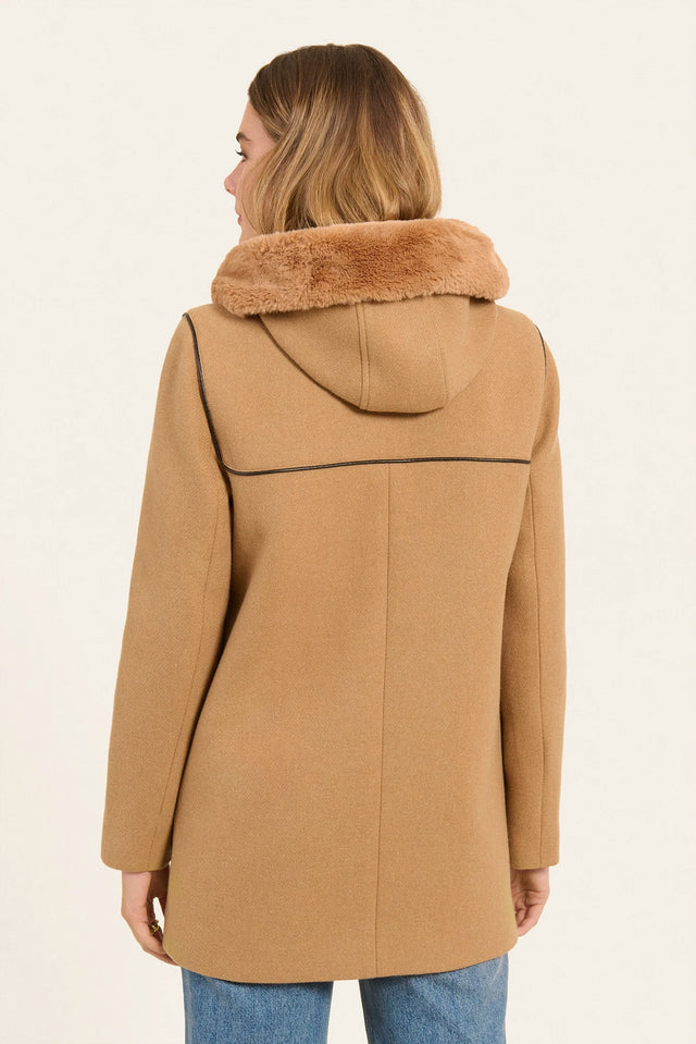 Naf Naf Manteau Diena Camel