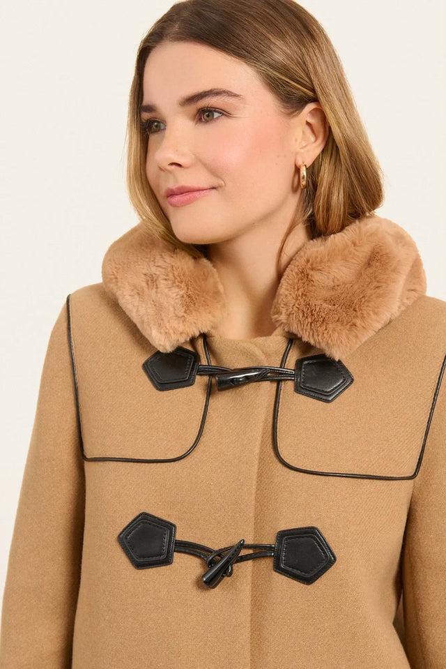 Naf Naf Manteau Diena Camel