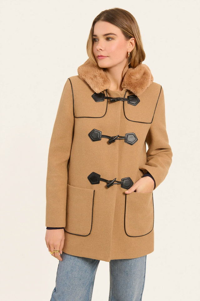naf naf Manteau Diena Camel