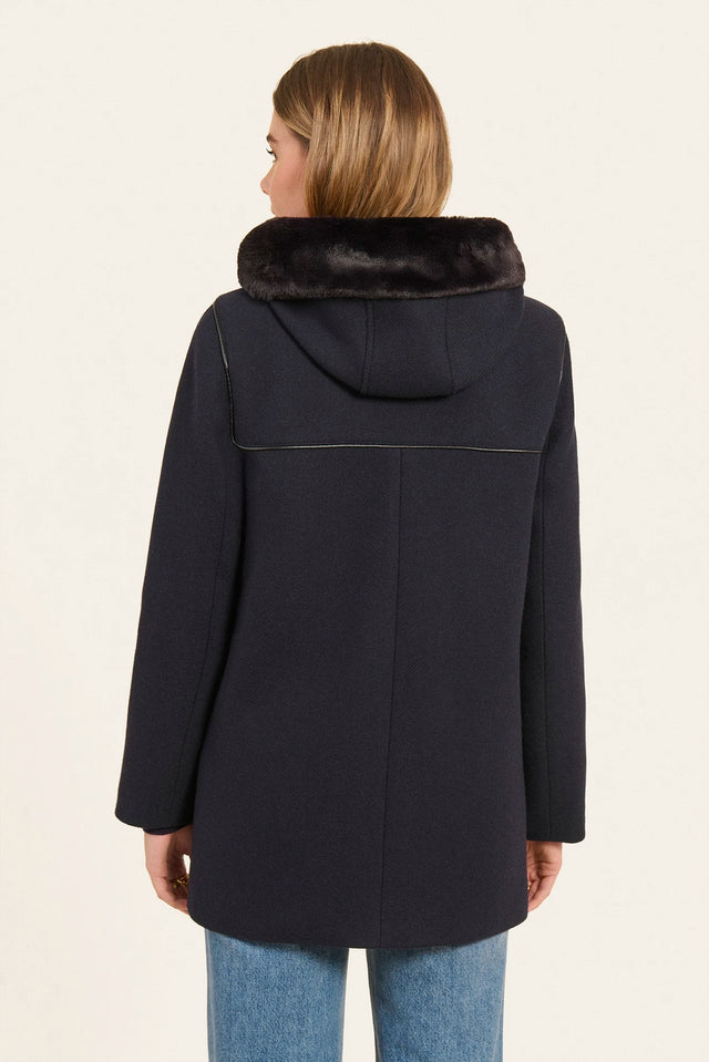 Naf Naf Manteau Diena Marine