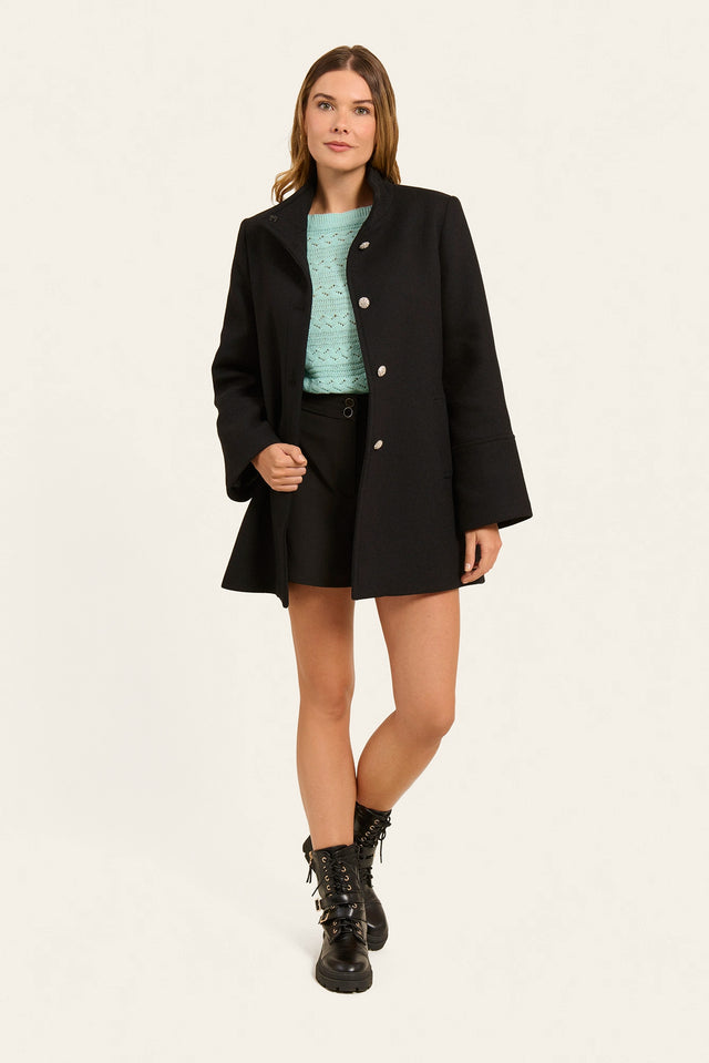 Naf Naf Manteau Monalisa Noir