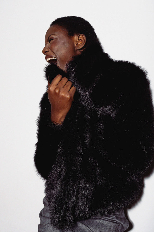 naf naf Manteau Peru Black