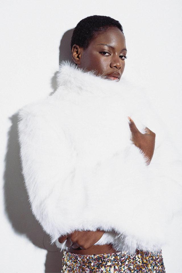 naf naf Manteau Peru White