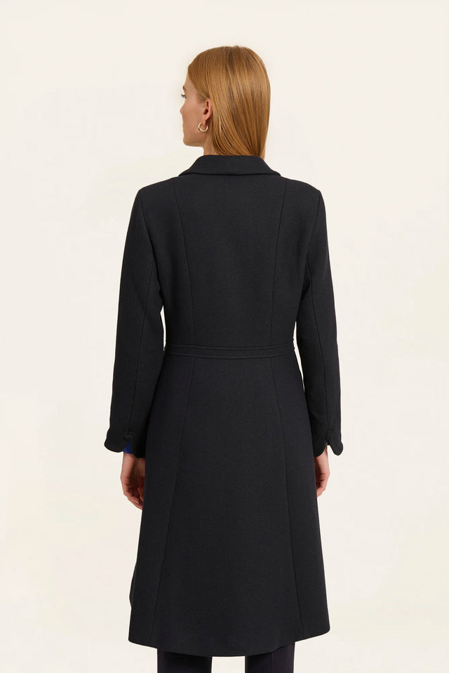 Naf Naf Manteau Soraya Bleu Marine