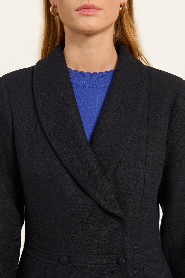 Naf Naf Manteau Soraya Bleu Marine