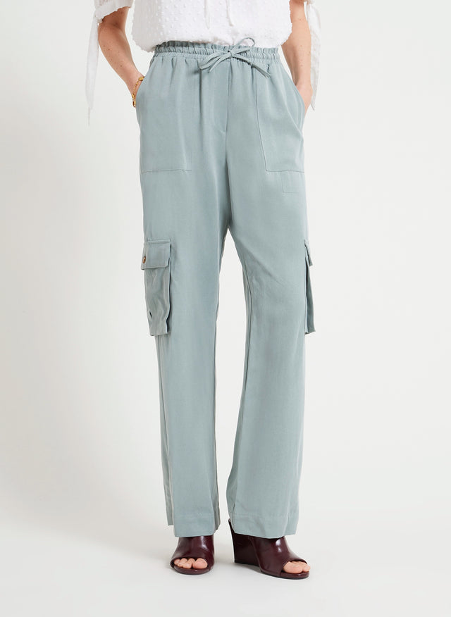 Naf Naf Pantalon Cargola Light Kaki